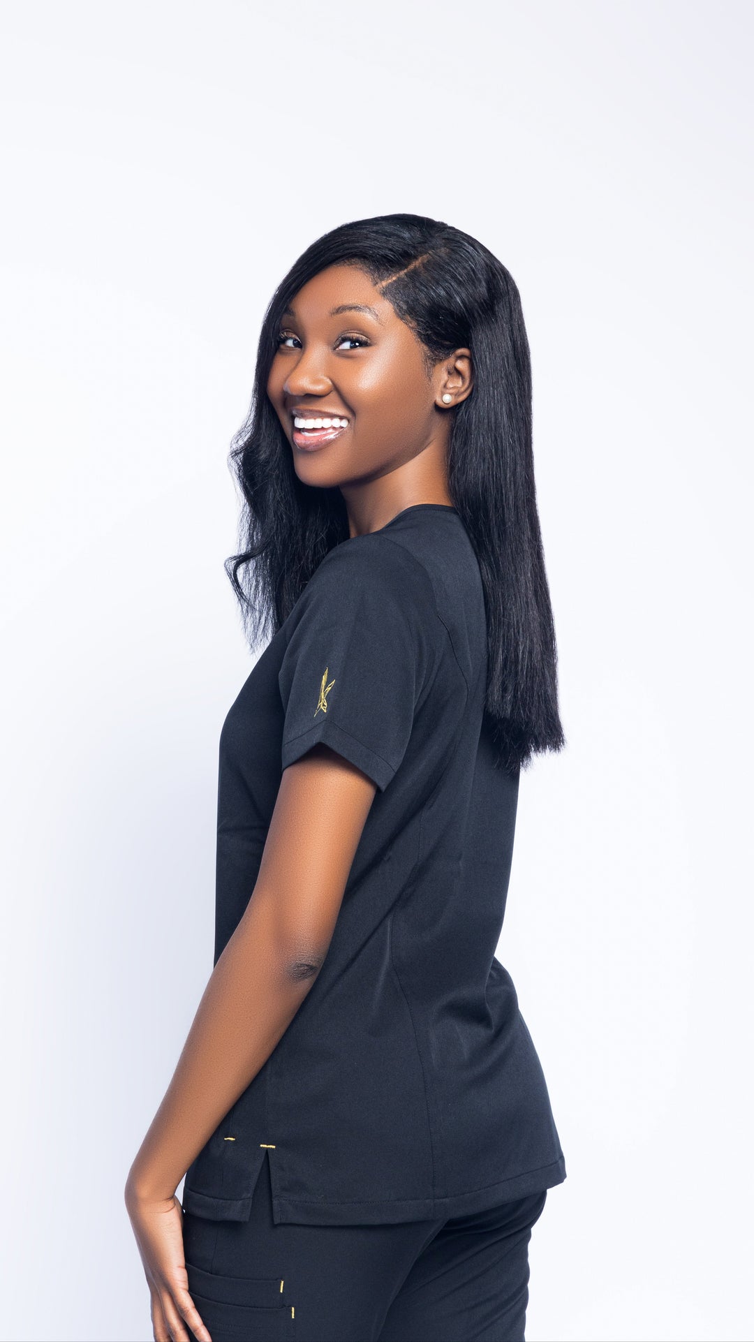 Love 4-Pocket Scrub Top