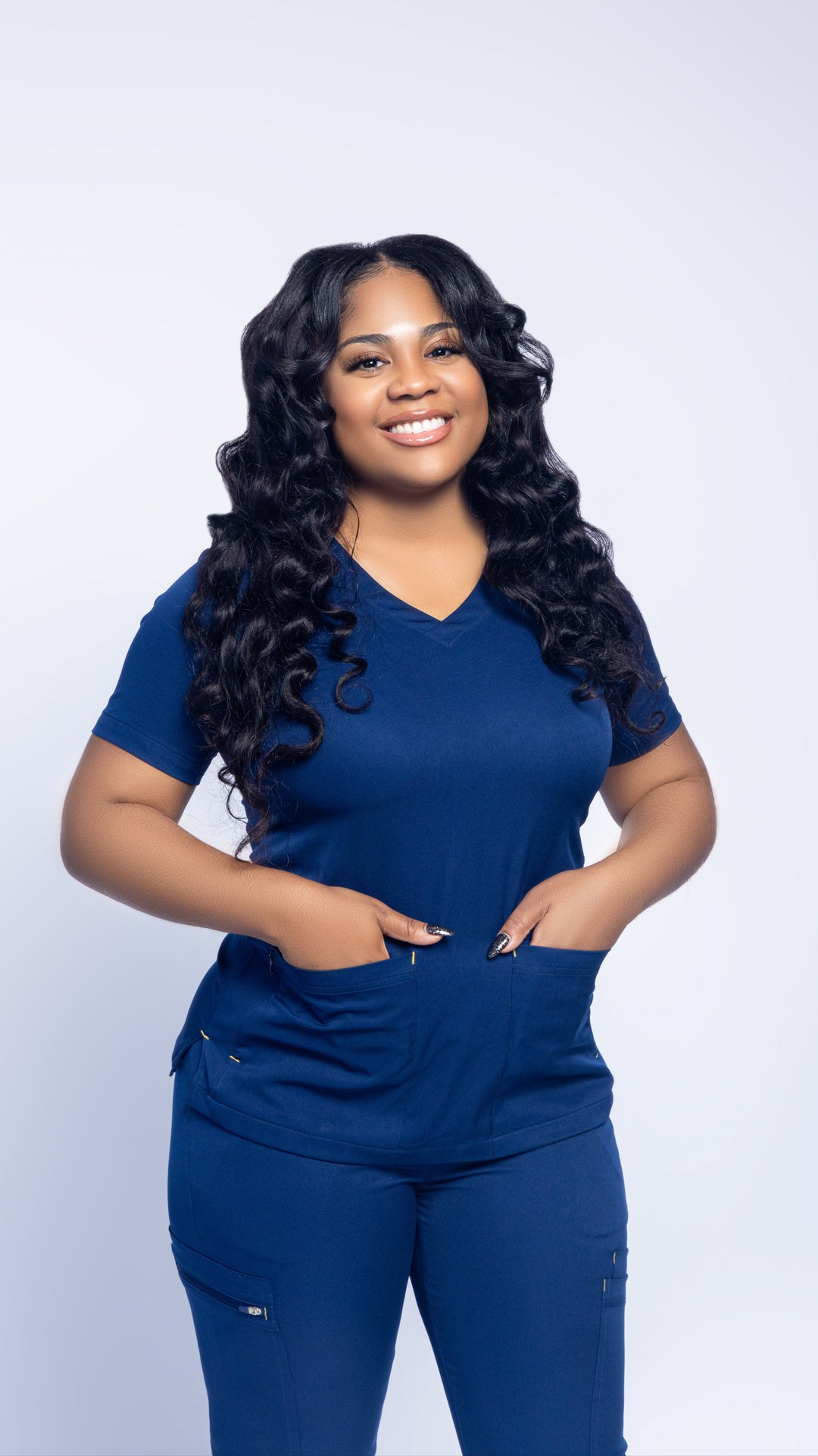 Love 4-Pocket Scrub Top