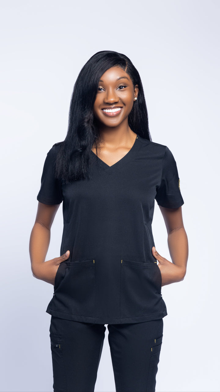 Love 4-Pocket Scrub Top
