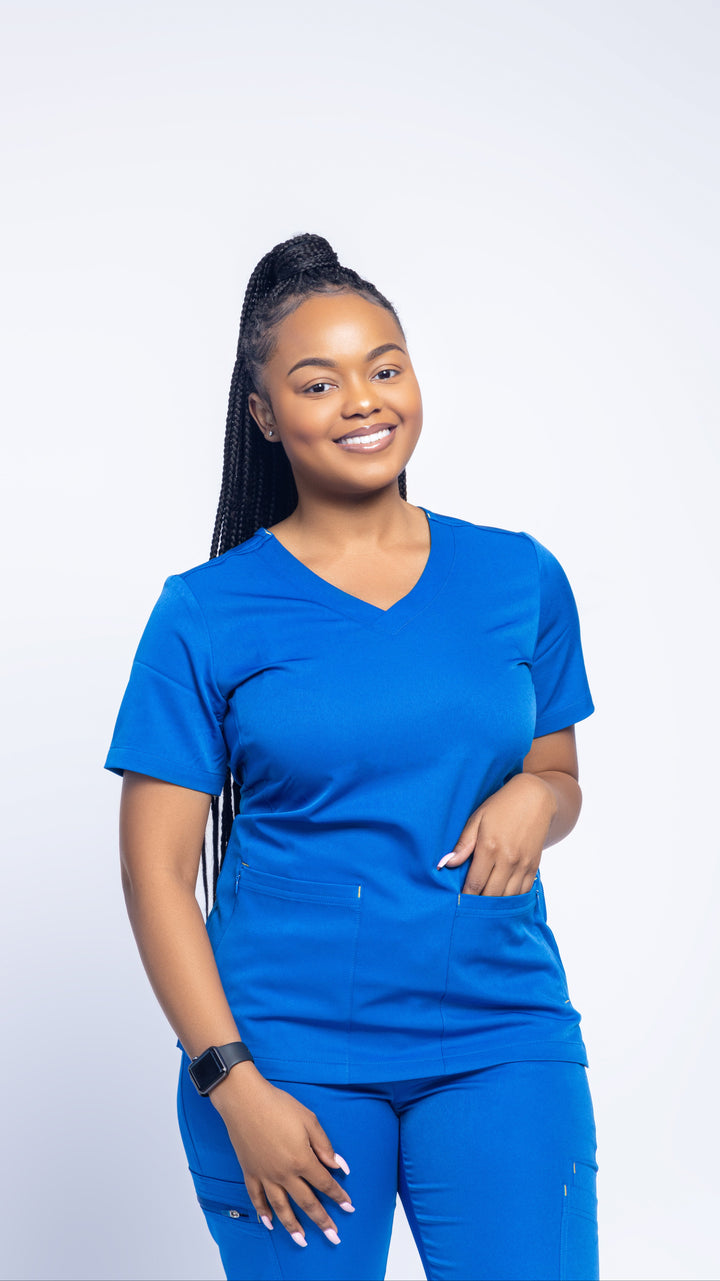 Love 4-Pocket Scrub Top